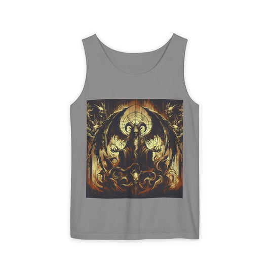 Edgy Graphic Tank Top for Summer Vibes