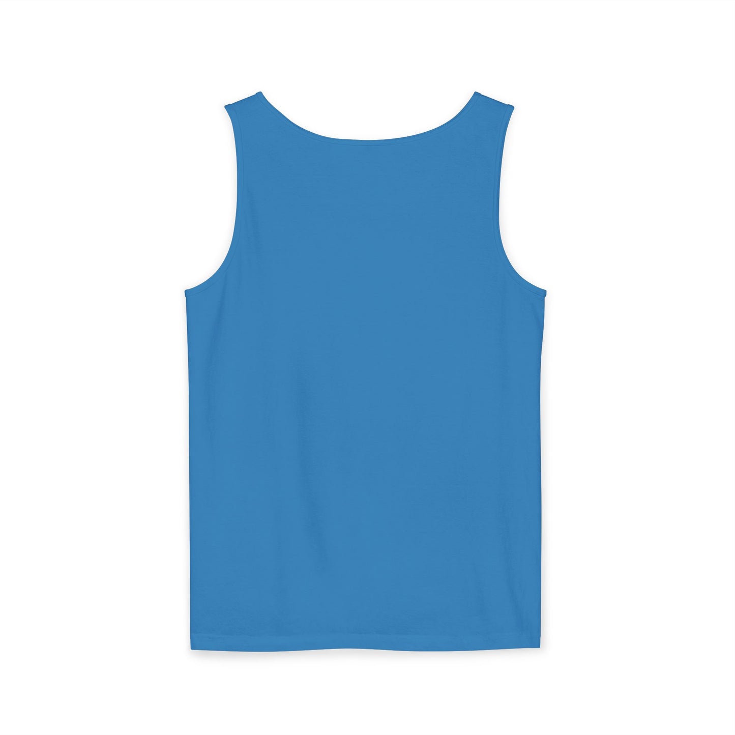 Unisex Graphic Tank Top with Distressed Pentagram Design