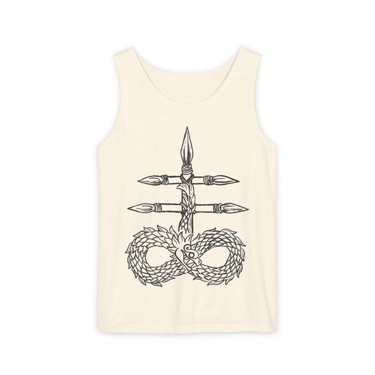 Infinity Dragon Unisex Tank Top - Bohemian Style, Perfect for Summer, Yoga, Meditation, Gifts, Festivals