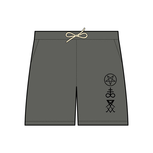 Unisex Garment-Dyed Lightweight Fleece Sweat Shorts