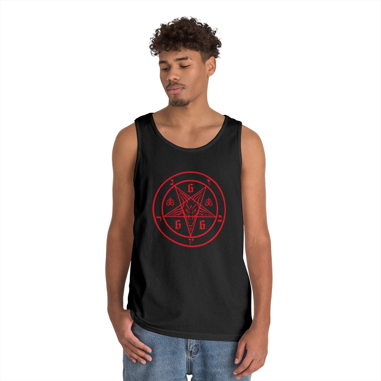 Red Pentagram Tank Top
