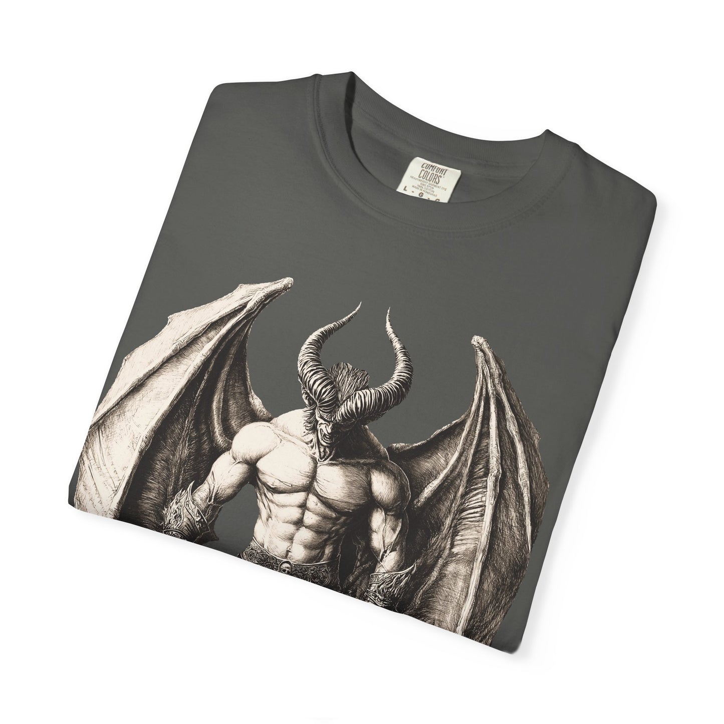 Men's Gothic Demon Graphic T-Shirt