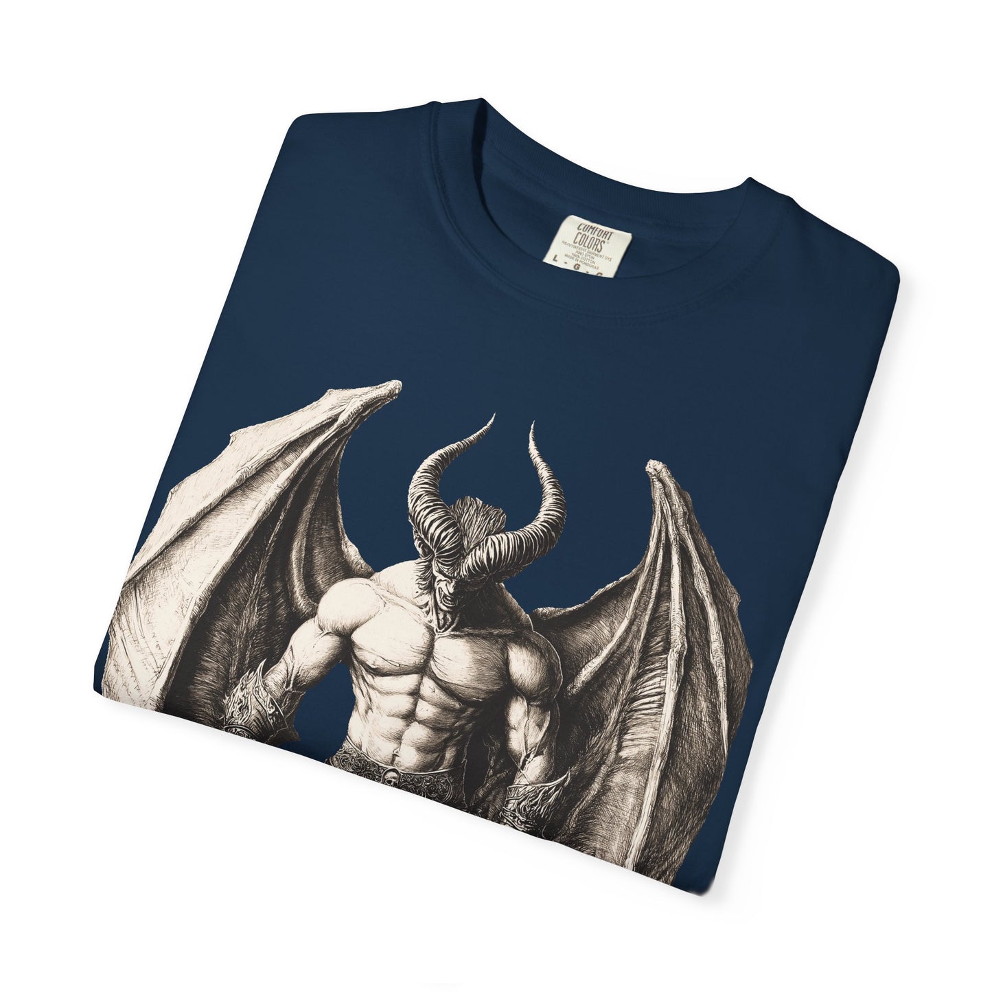 Men's Gothic Demon Graphic T-Shirt