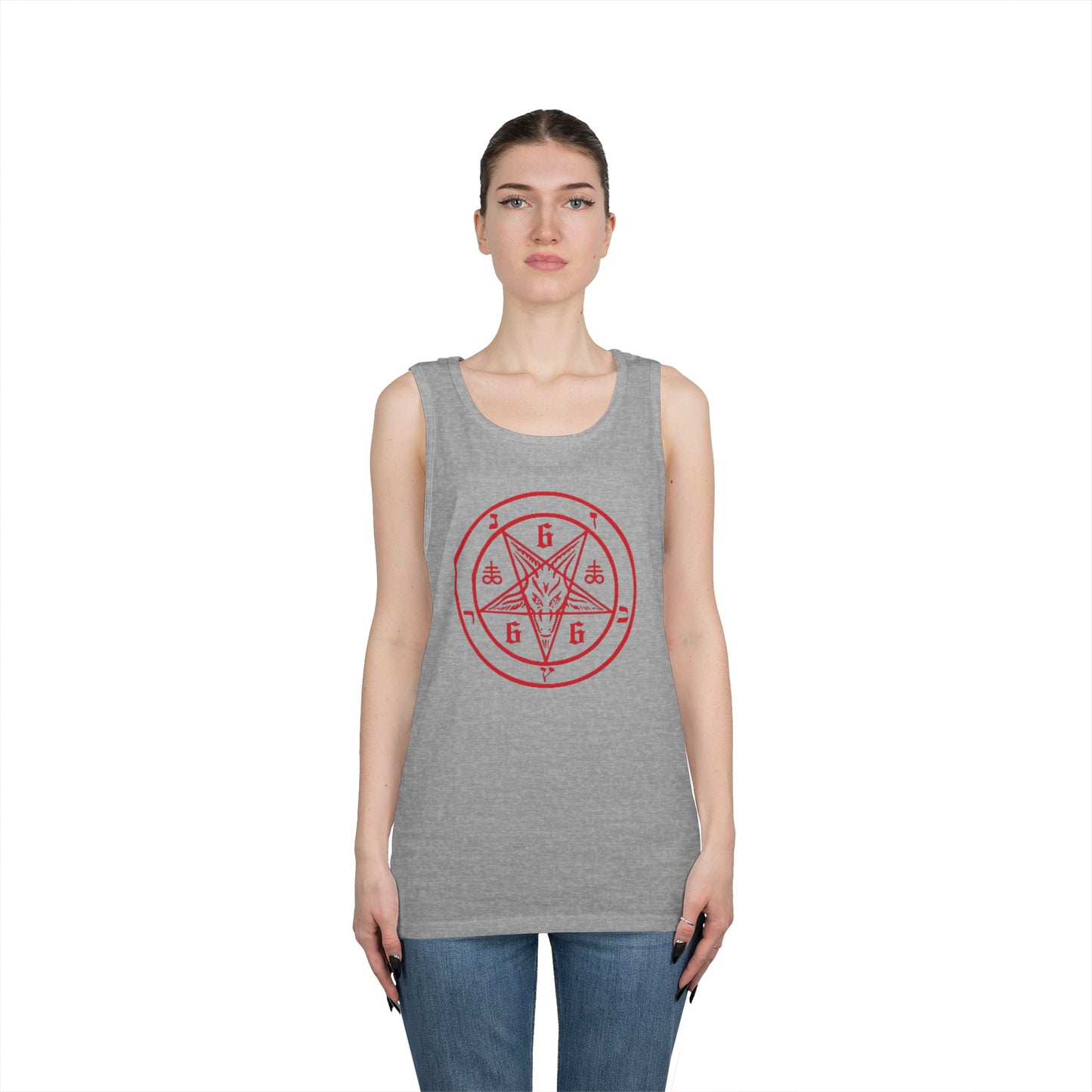 Red Pentagram Tank Top
