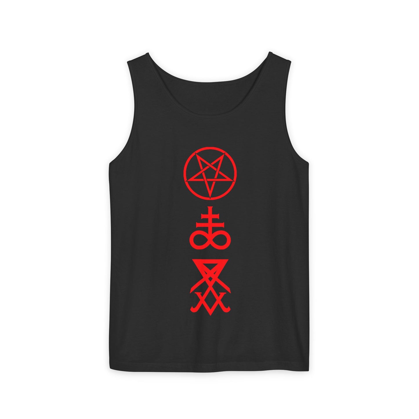 Unisex Symbolic Tank Top, Chill Vibes Apparel, Perfect for Festivals, Summer Wear, Street Style, Gifts for Occasions