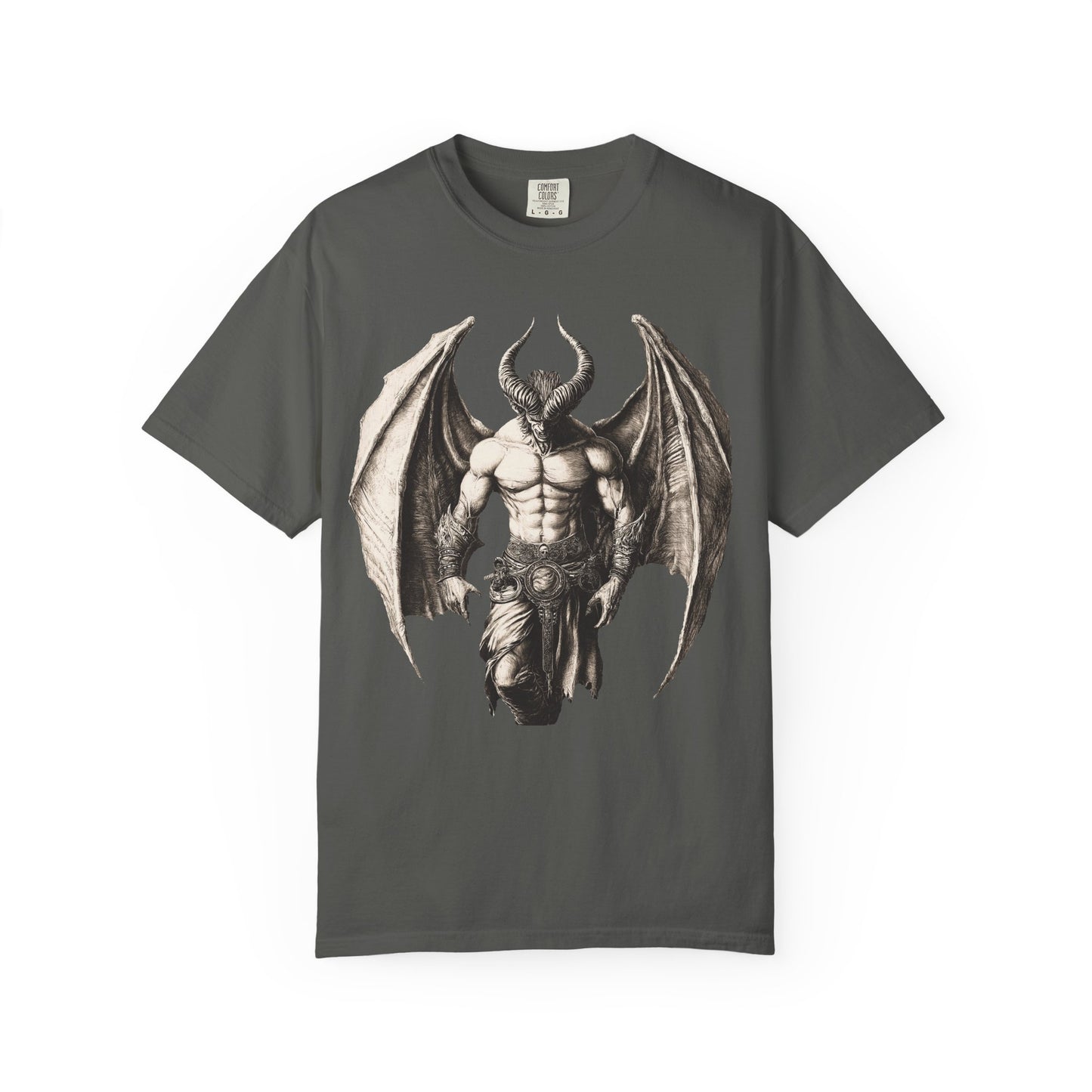 Men's Gothic Demon Graphic T-Shirt