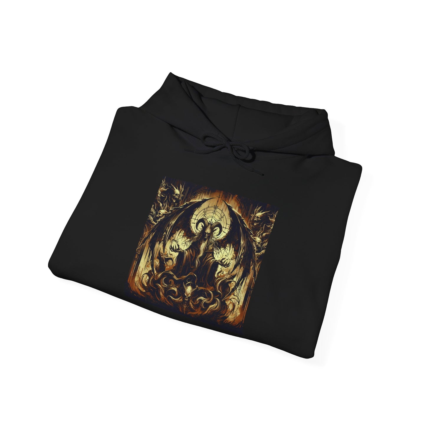 Unisex Heavy Blend™ Hooded Sweatshirt – Vintage Dragon Design