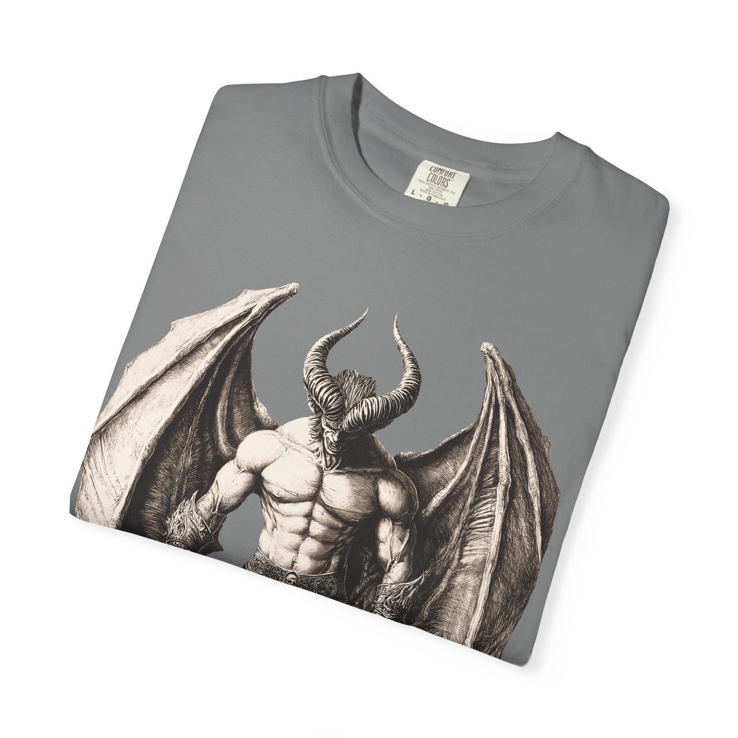 Men's Gothic Demon Graphic T-Shirt