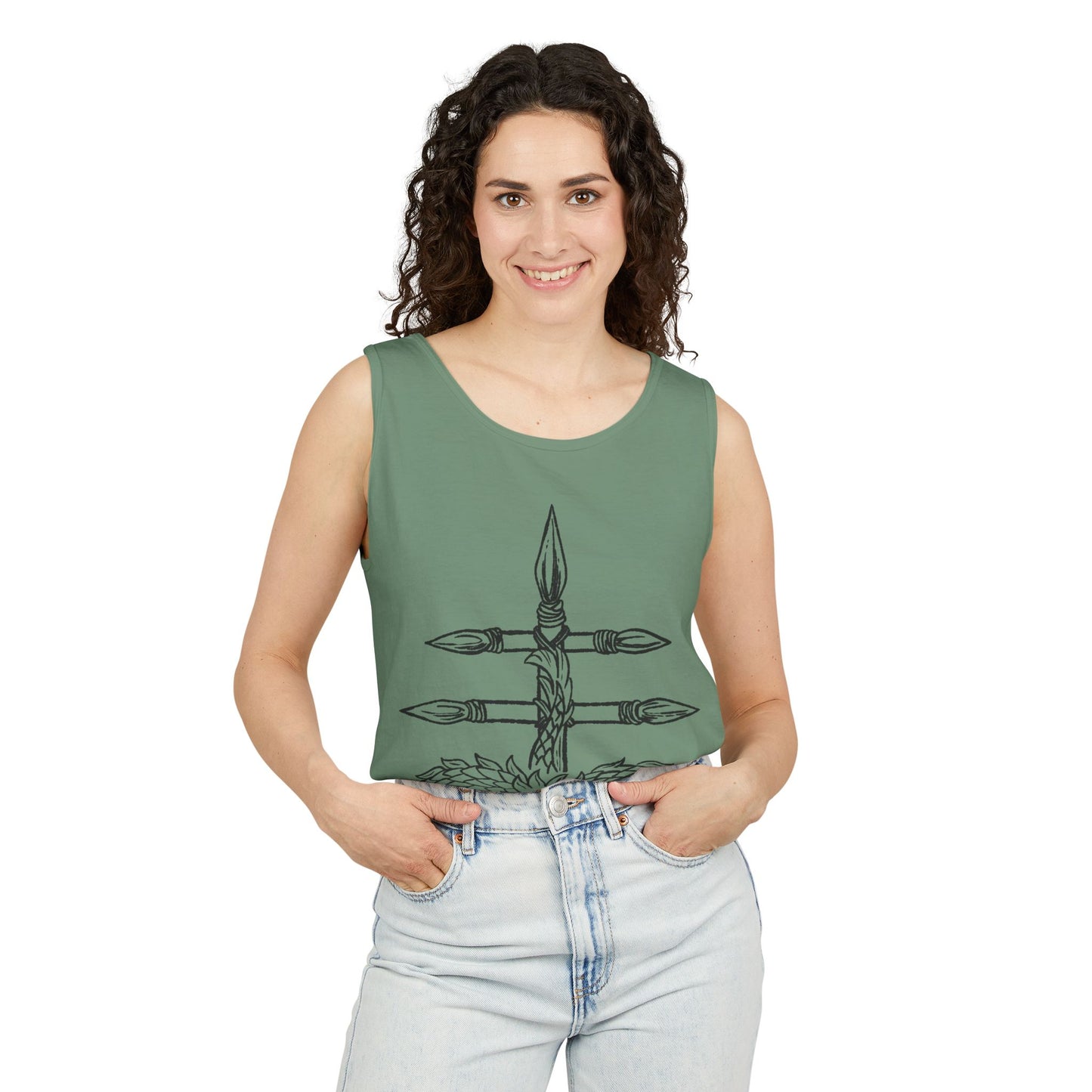 Infinity Dragon Unisex Tank Top - Bohemian Style, Perfect for Summer, Yoga, Meditation, Gifts, Festivals