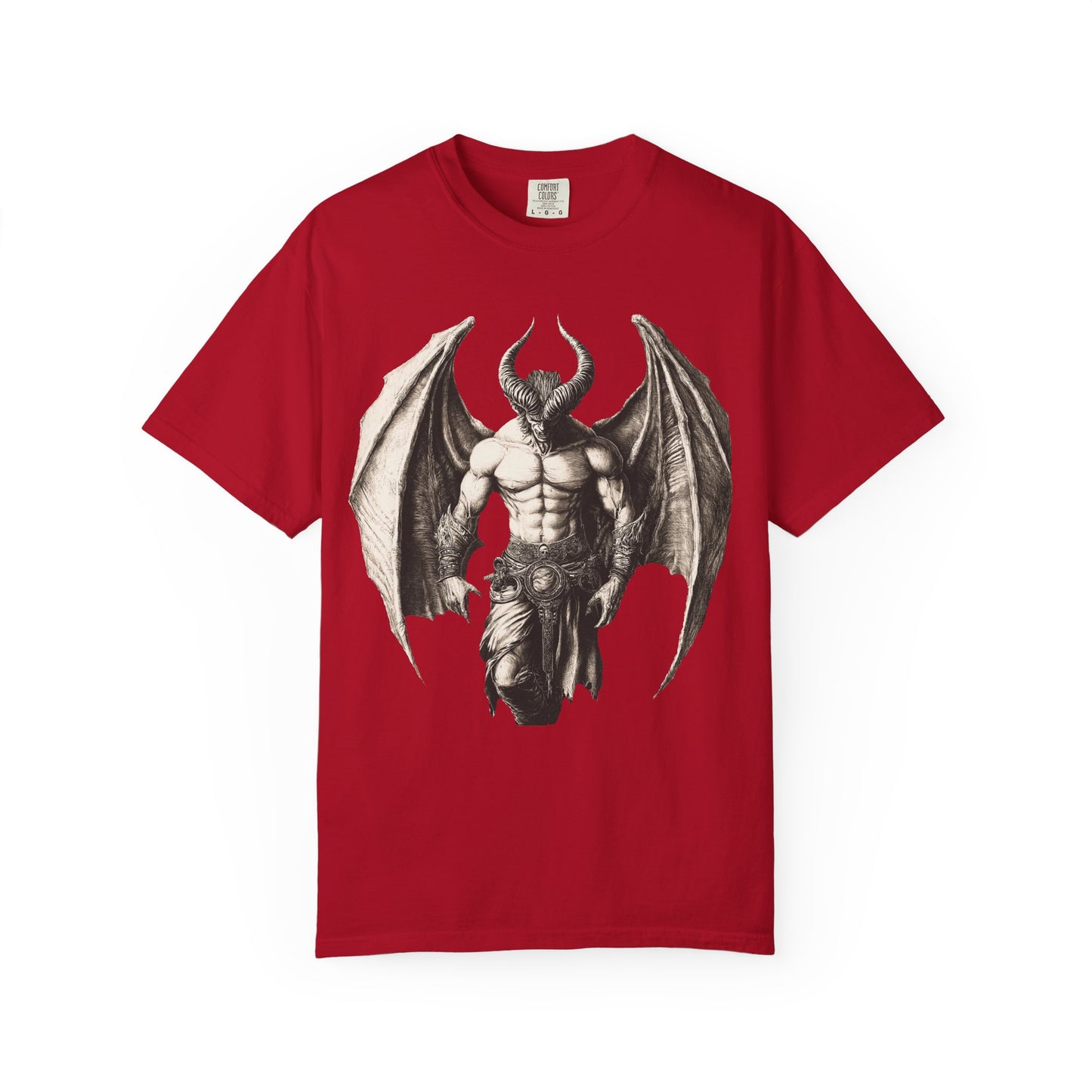 Men's Gothic Demon Graphic T-Shirt