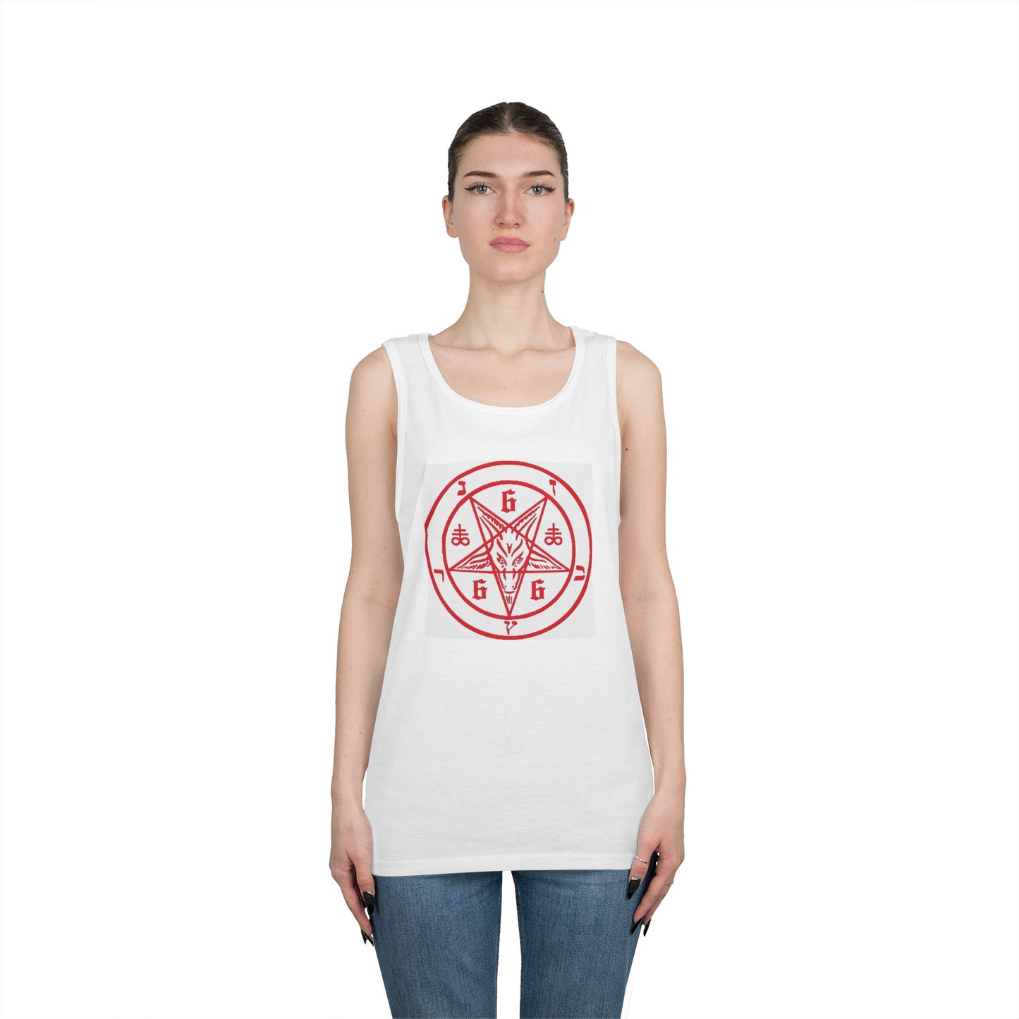 Red Pentagram Tank Top