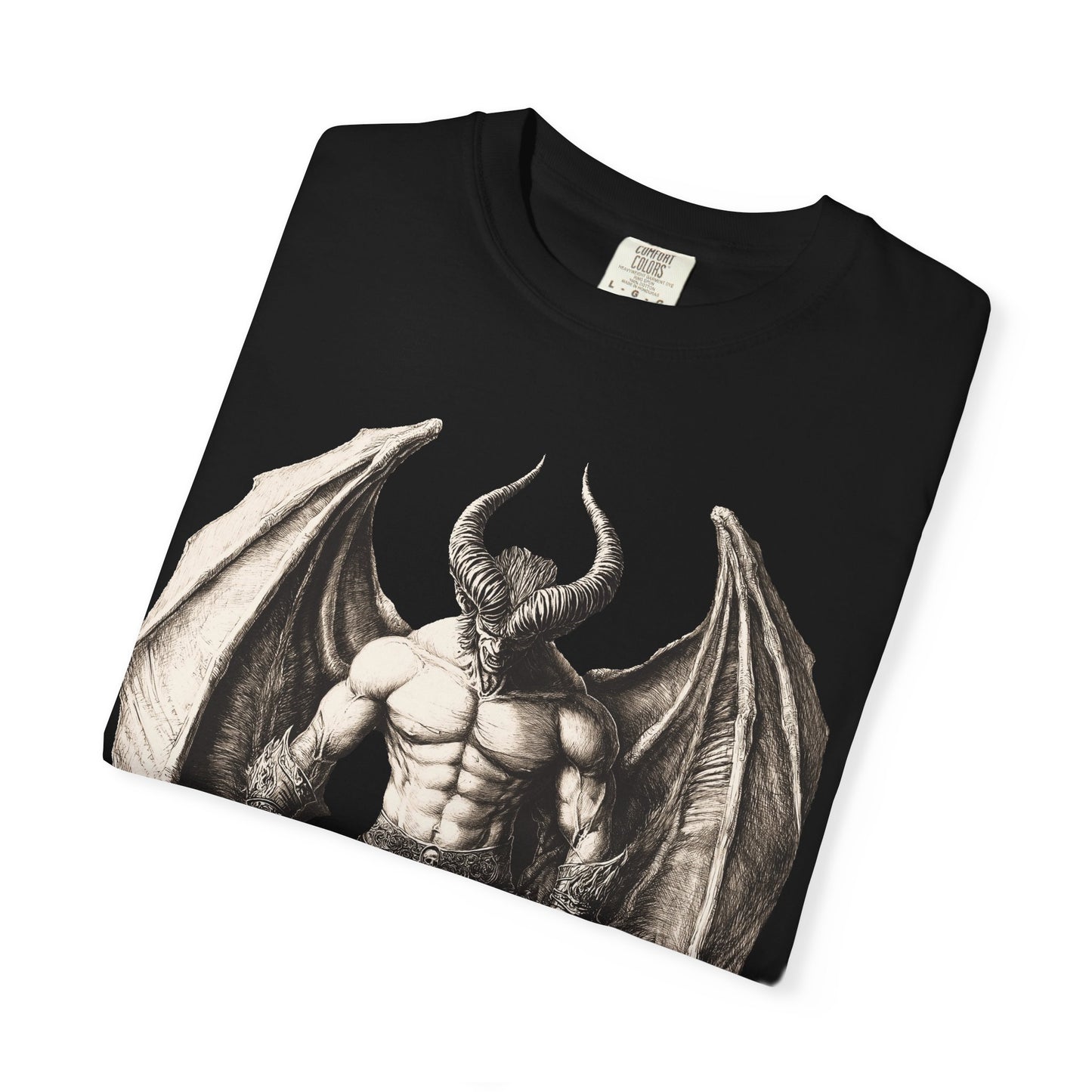 Men's Gothic Demon Graphic T-Shirt