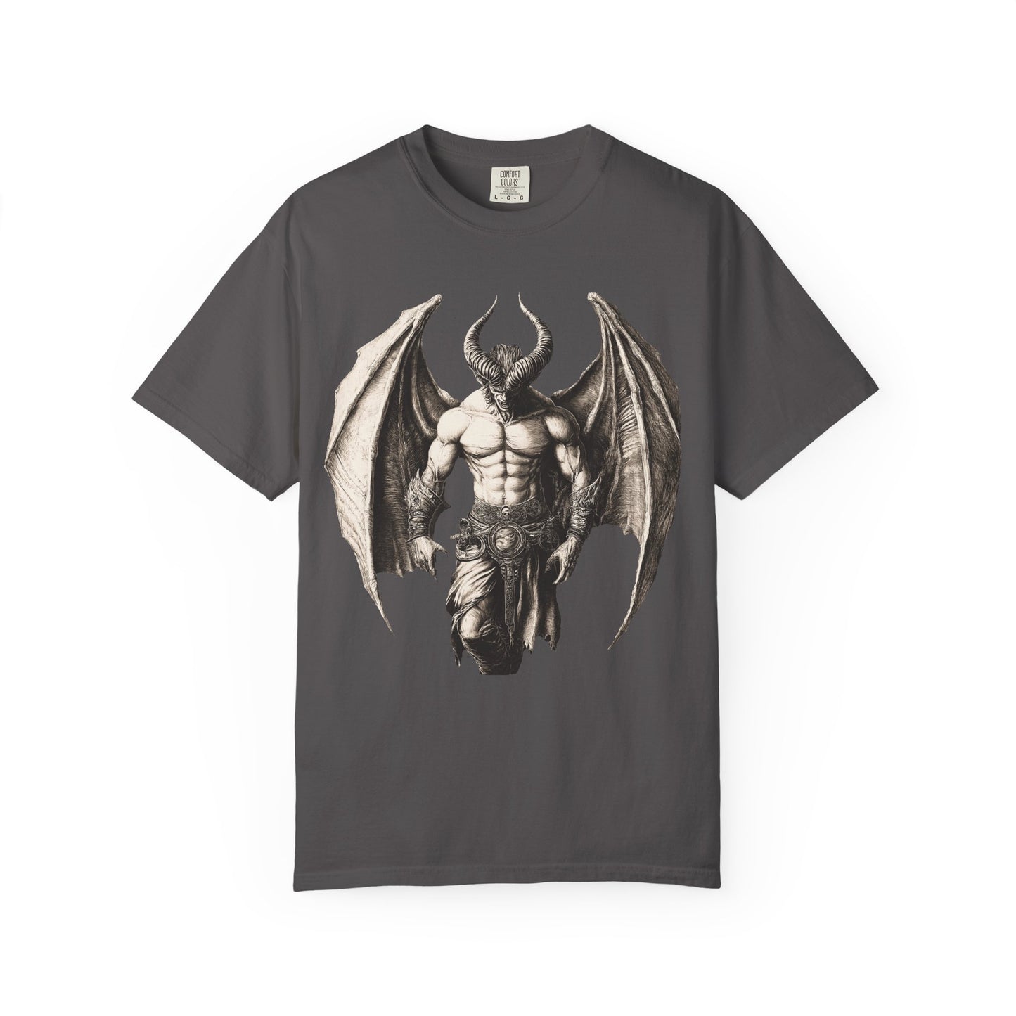 Men's Gothic Demon Graphic T-Shirt