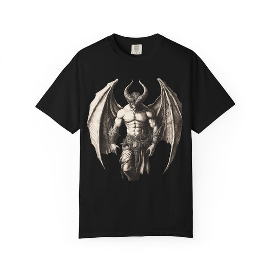 Men's Gothic Demon Graphic T-Shirt