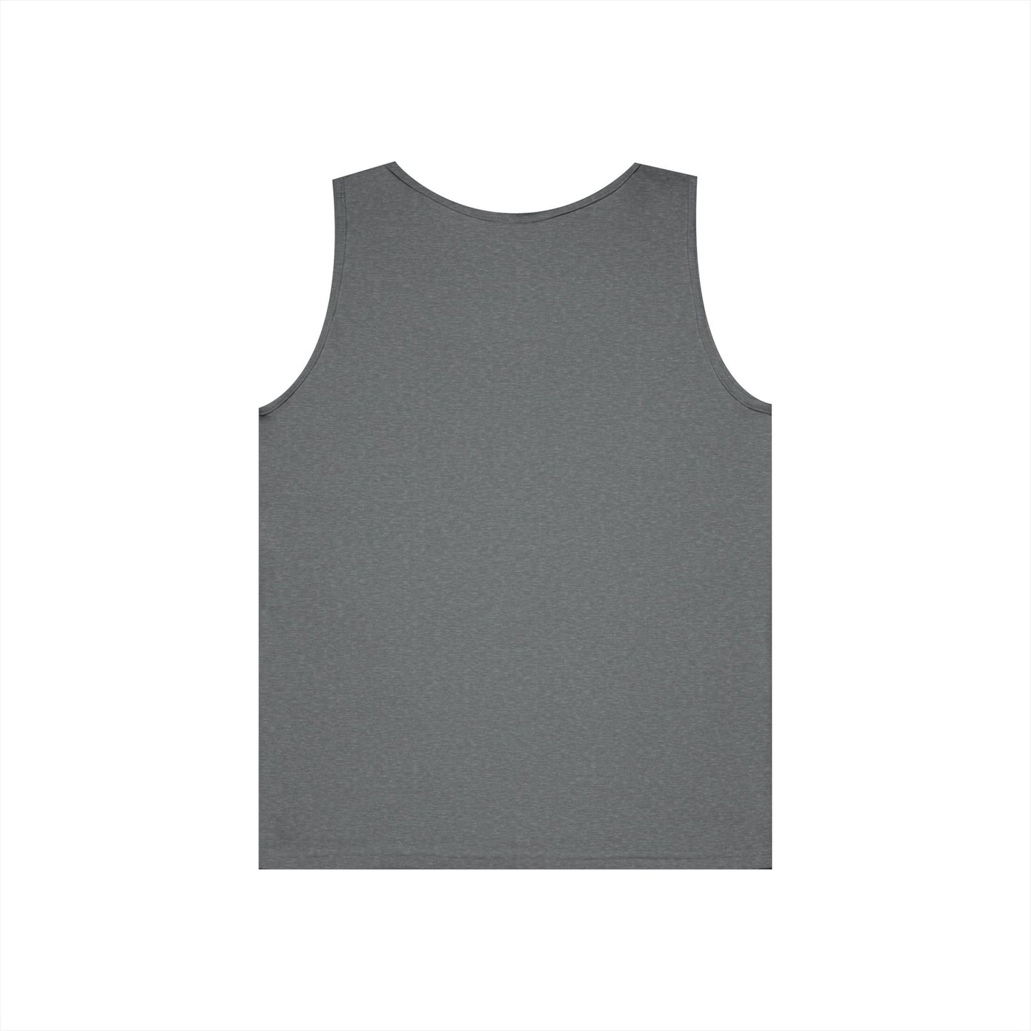 Unisex Heavy Cotton Tank Top with Bold Pentagram Design