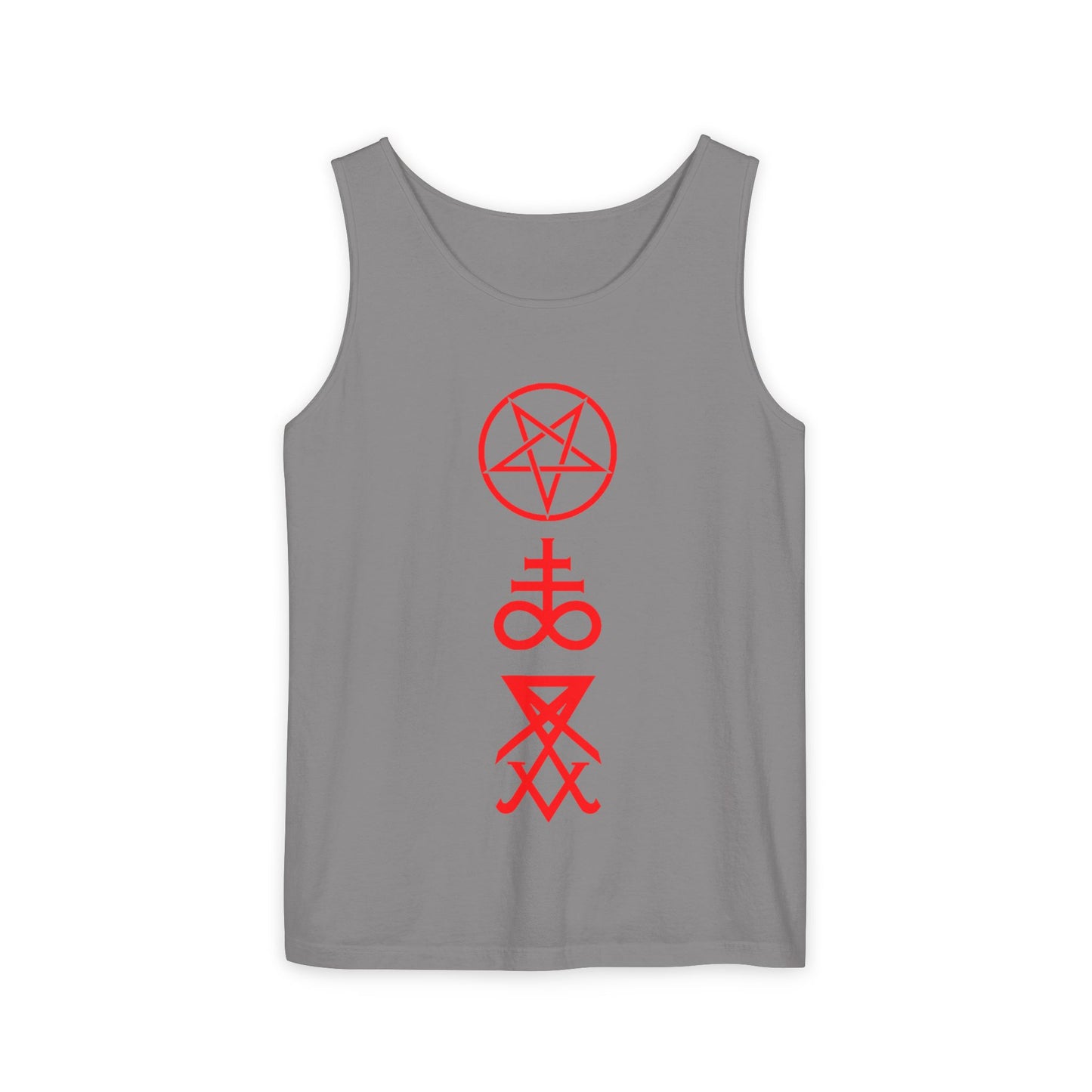 Unisex Symbolic Tank Top, Chill Vibes Apparel, Perfect for Festivals, Summer Wear, Street Style, Gifts for Occasions