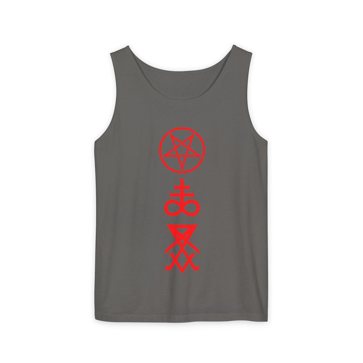 Unisex Symbolic Tank Top, Chill Vibes Apparel, Perfect for Festivals, Summer Wear, Street Style, Gifts for Occasions