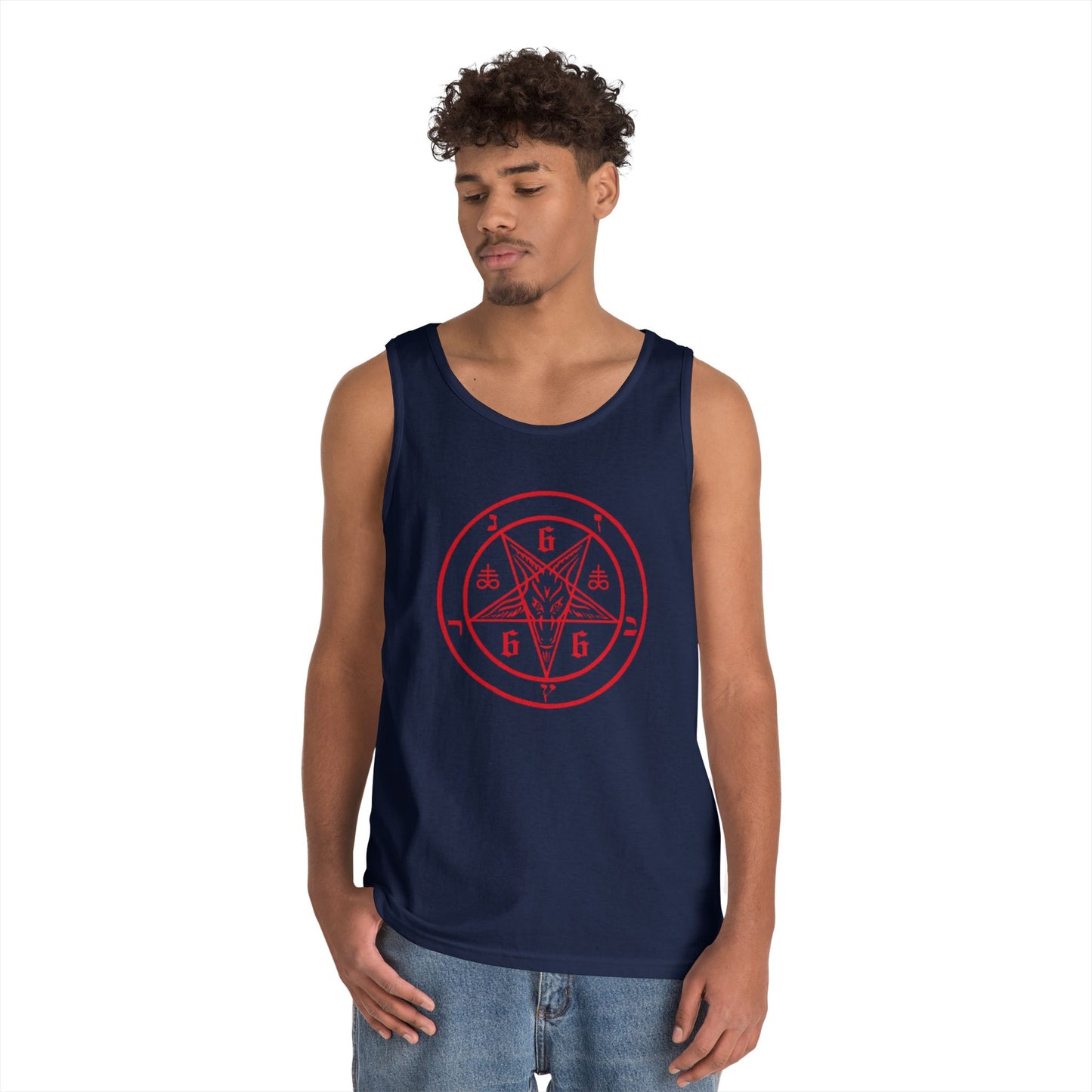 Red Pentagram Tank Top