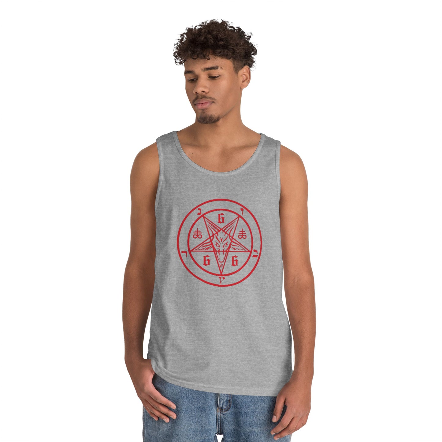 Red Pentagram Tank Top