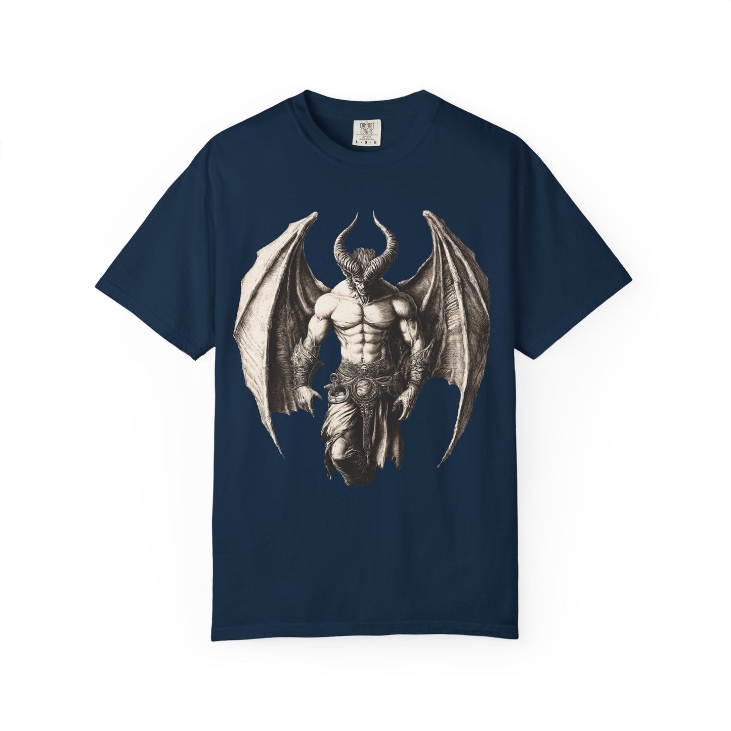 Men's Gothic Demon Graphic T-Shirt