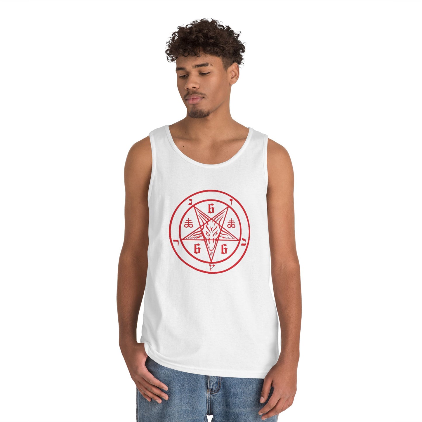 Red Pentagram Tank Top