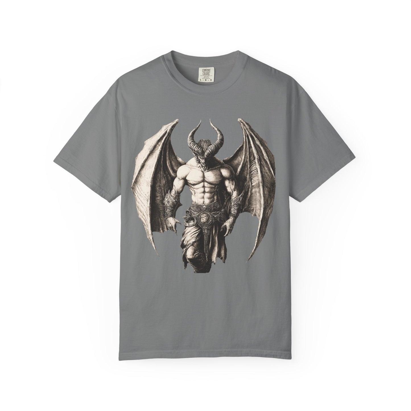 Men's Gothic Demon Graphic T-Shirt