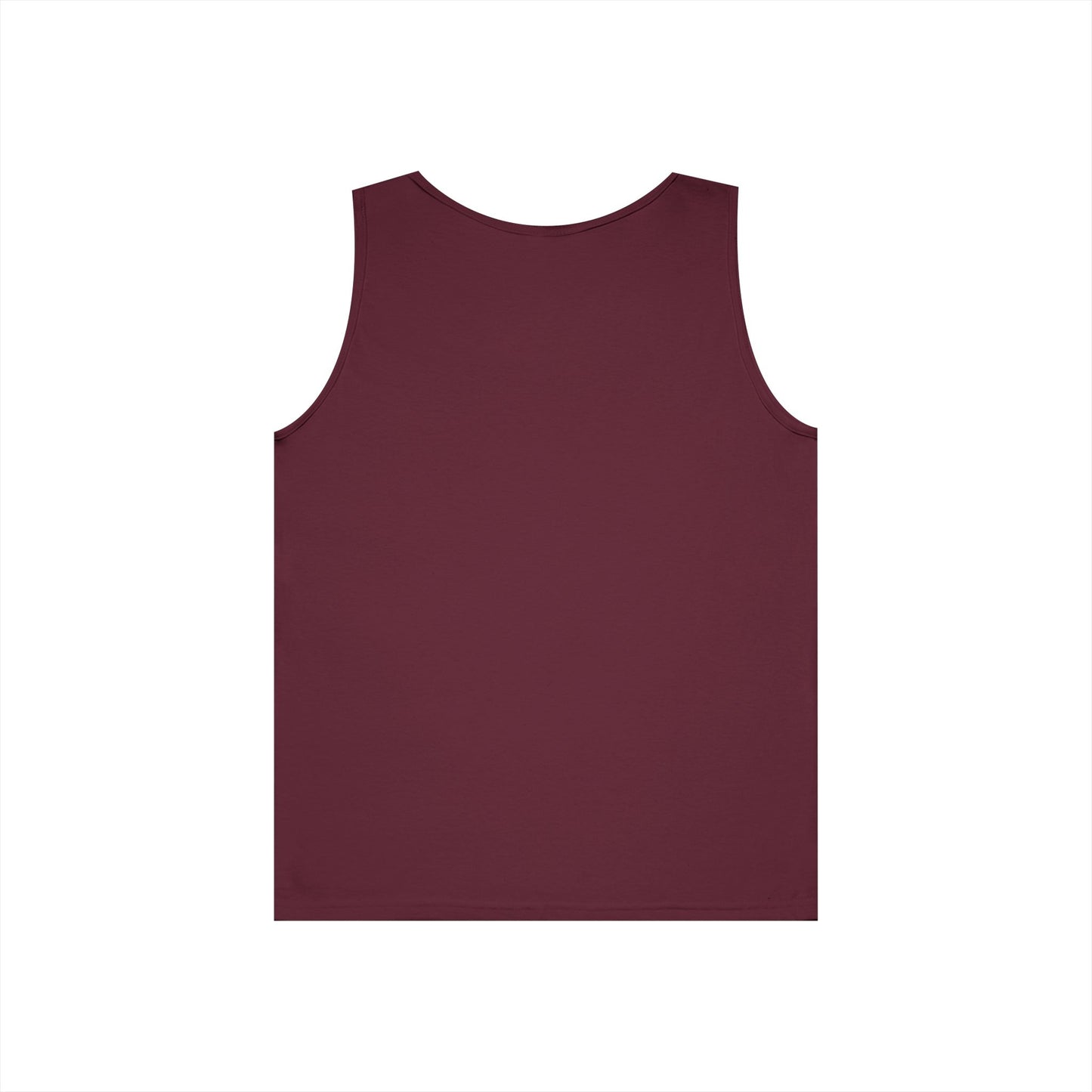 Unisex Heavy Cotton Tank Top with Bold Pentagram Design
