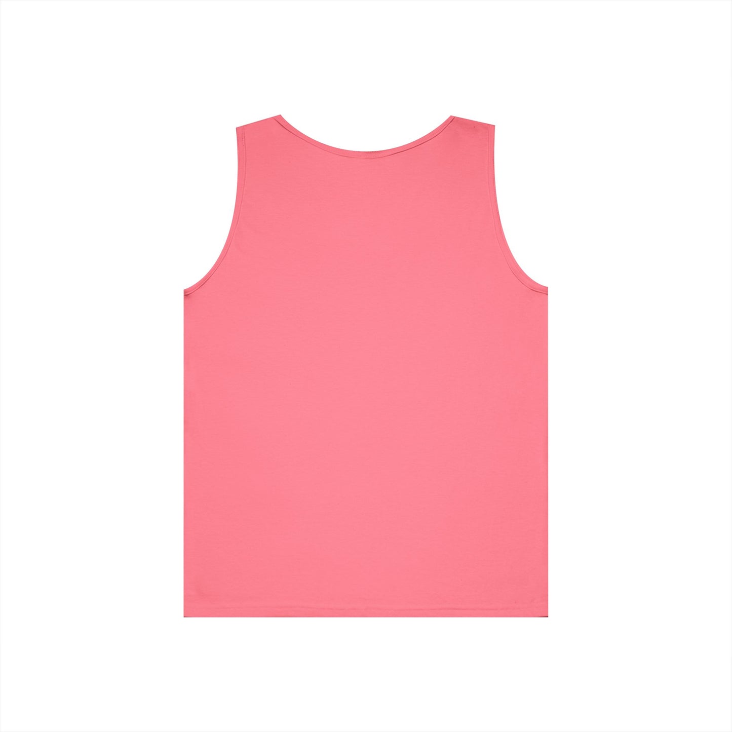 Unisex Heavy Cotton Tank Top with Bold Pentagram Design
