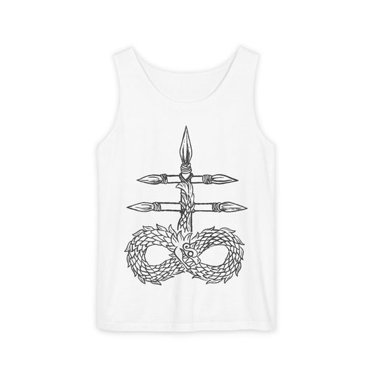 Infinity Dragon Unisex Tank Top - Bohemian Style, Perfect for Summer, Yoga, Meditation, Gifts, Festivals